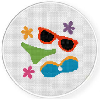 Summer Essentials Cross Stitch Pattern