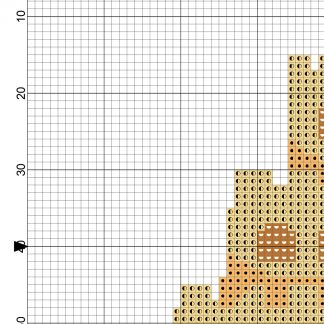 Tall Sand Castle Cross Stitch Pattern – Daily Cross Stitch