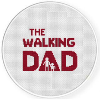 The Walking Dad Cross Stitch Pattern