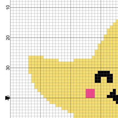 Happy Star Cross Stitch Pattern – Daily Cross Stitch