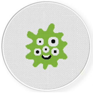 Monster Slime Cross Stitch Pattern