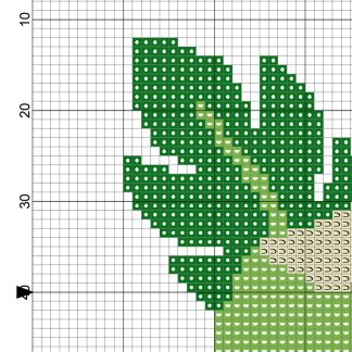 Coconut Juice Cross Stitch Pattern – Daily Cross Stitch