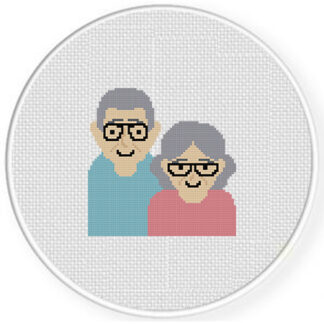 Grandparents Cross Stitch Pattern