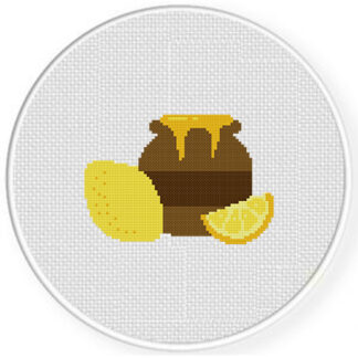 Honey Lemon Cross Stitch Pattern