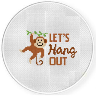 Let's Hangout Cross Stitch Pattern