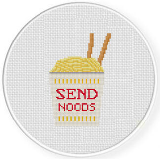 Send Noods Cross Stitch Pattern