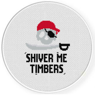 Shiver Me Timbers Cross Stitch Pattern