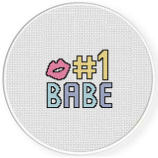 #1 Babe Cross Stitch Pattern