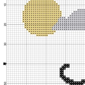 Black Cat Riding Broom Cross Stitch Pattern – Daily Cross Stitch