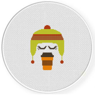 Cozy Fall Drink Cross Stitch Pattern