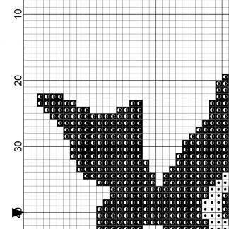 Cute Bat Ball Cross Stitch Pattern – Daily Cross Stitch