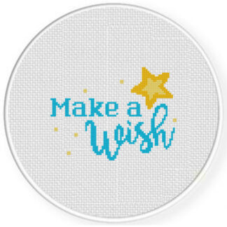 Make A Wish Cross Stitch Pattern