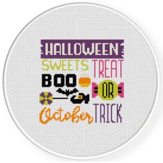 October Quilt Cross Stitch Pattern