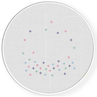 Pastel Confetti Cross Stitch Pattern