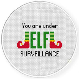 You Are Under Elf Cross Stitch Pattern