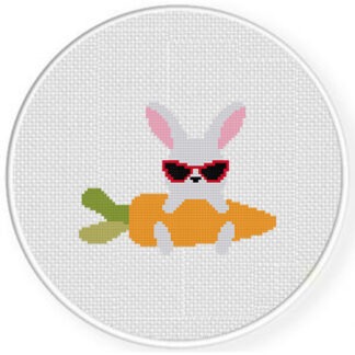 Chill with Carrot Cross Stitch Pattern