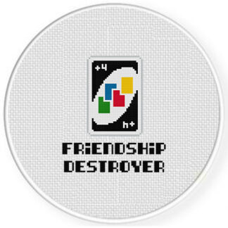 Friendship Destroyer Cross Stitch Pattern