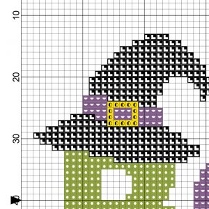 Halloween Boo Cross Stitch Pattern – Daily Cross Stitch