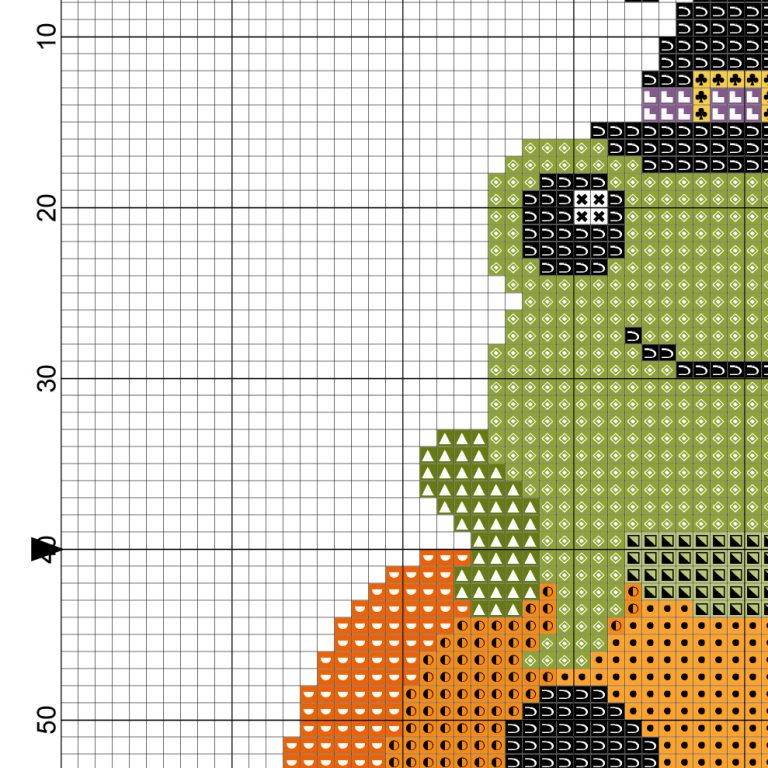 JackoLantern Frog Cross Stitch Pattern Daily Cross Stitch