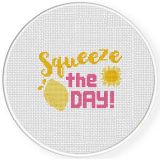 Squeeze The Day Cross Stitch Pattern