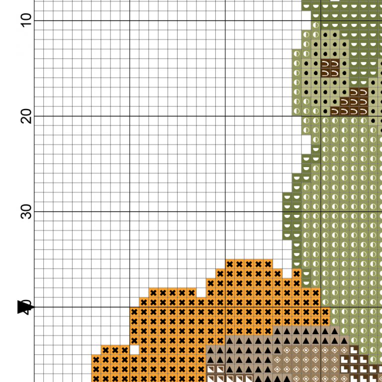 Autumn Stump Owl Cross Stitch Pattern – Daily Cross Stitch