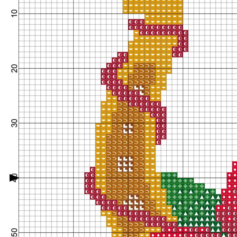 Festive Horseshoe Cross Stitch Pattern Daily Cross Stitch