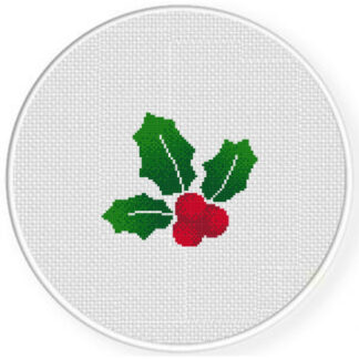 Mistletoe Cross Stitch Pattern