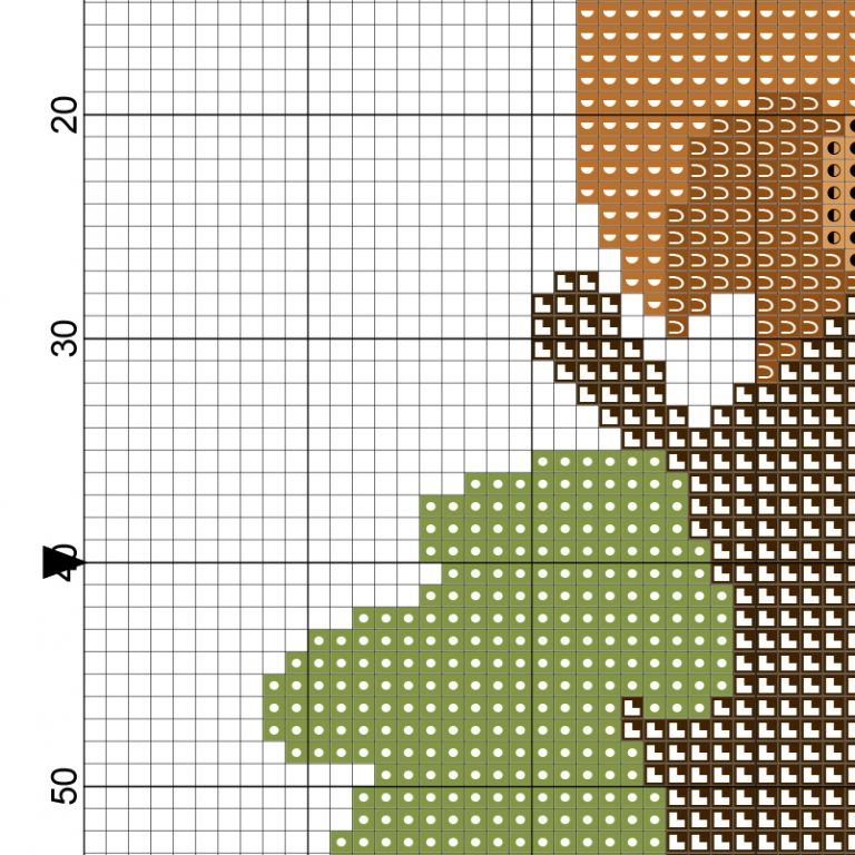 Squirrel And Acorn Cross Stitch Pattern – Daily Cross Stitch