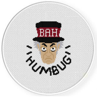 Bah Humbug Cross Stitch Pattern