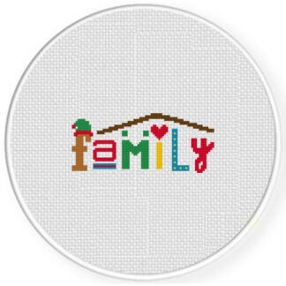 Family Cross Stitch Pattern