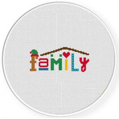 Family Cross Stitch Pattern – Daily Cross Stitch