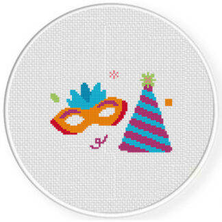 New Year Party Essentials Cross Stitch Pattern