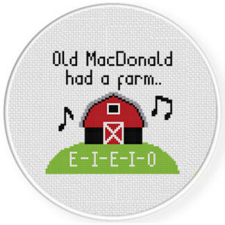 Old Mac Donald Cross Stitch Pattern