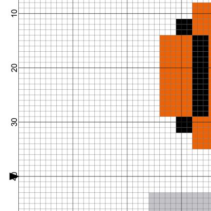 Pixel Basketball and Hoop Cross Stitch Pattern – Daily Cross Stitch