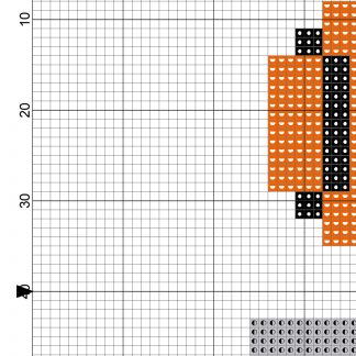 Pixel Basketball And Hoop Cross Stitch Pattern – Daily Cross Stitch