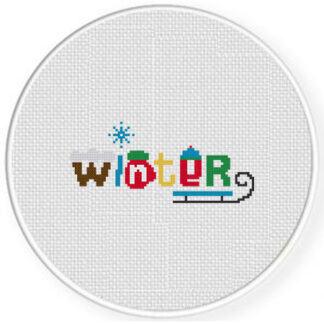 Winter Cross Stitch Pattern
