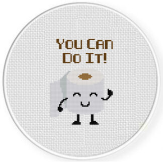 You Can Do It! Cross Stitch Pattern