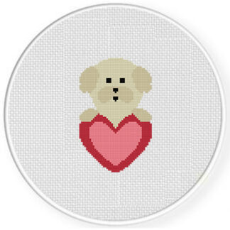 Bichon Frise Dog Cross Stitch Pattern