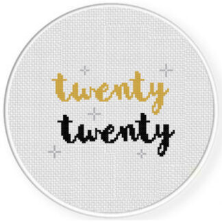 Twenty Twenty Cross Stitch Pattern