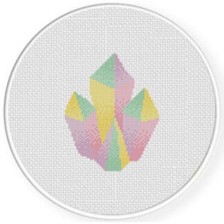Unicorn Rainbow Crystal Cross Stitch Pattern