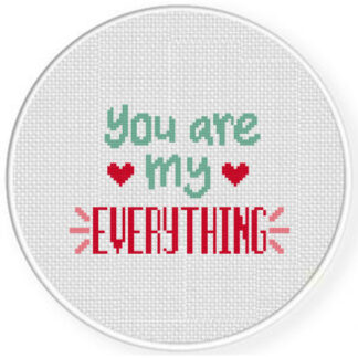 You Are My Everything Cross Stitch Pattern