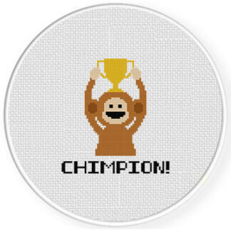 Chimpion Cross Stitch Pattern
