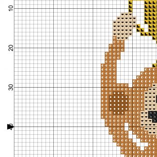 Chimpion Cross Stitch Pattern – Daily Cross Stitch