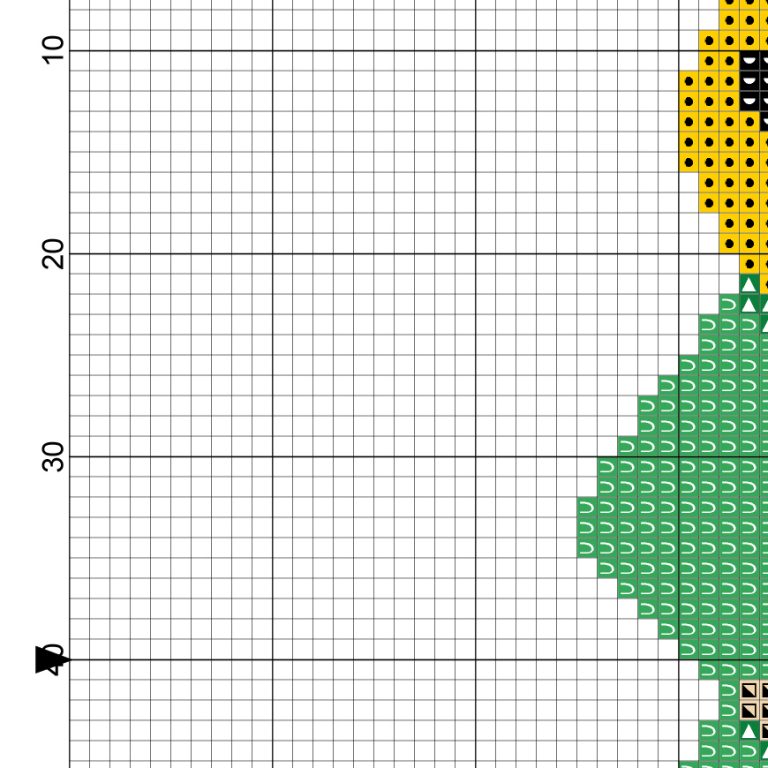 Cool Emoji Person Stitch Pattern – Daily Cross Stitch