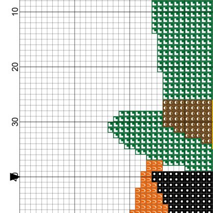 Cool Leprechaun Redbeard Cross Stitch Pattern – Daily Cross Stitch