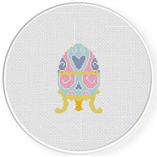 Faberge Easter Egg Cross Stitch Pattern