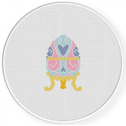 Faberge Easter Egg Cross Stitch Pattern – Daily Cross Stitch