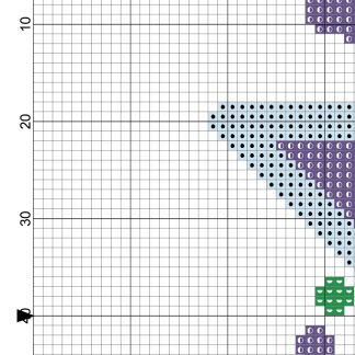 Mardi Gras Cocktail Cross Stitch Pattern – Daily Cross Stitch