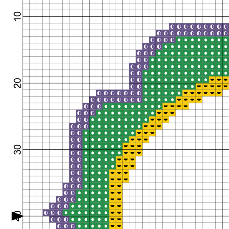 mardi gras cross stitch patterns