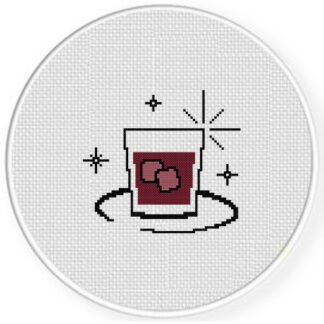 Retro Brandy Cross Stitch Pattern